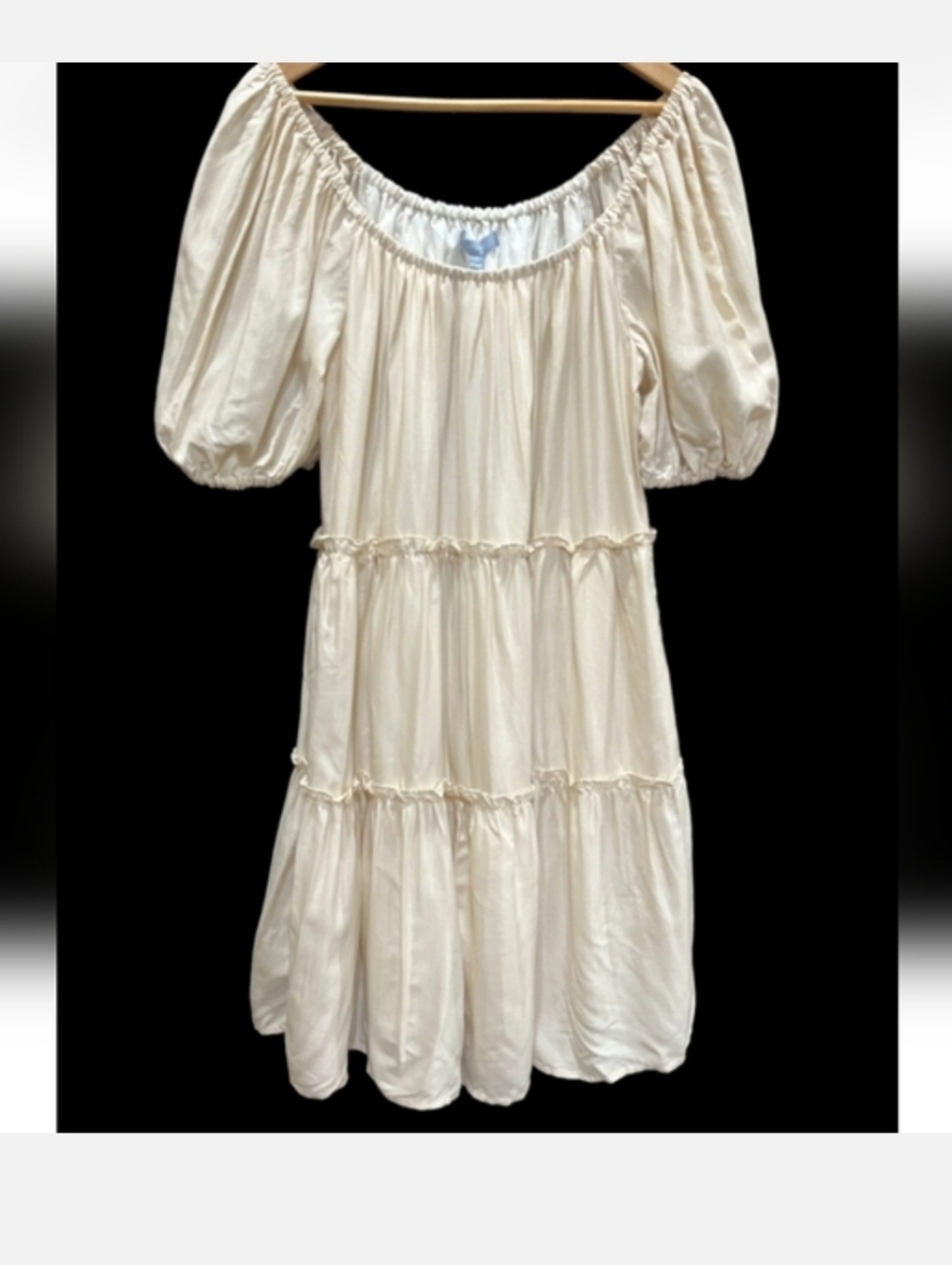 ANTONIO MELANI  SOUTHERN SWEETS DRESS S Cottagecore Garden-Ivory Of The Shoulder